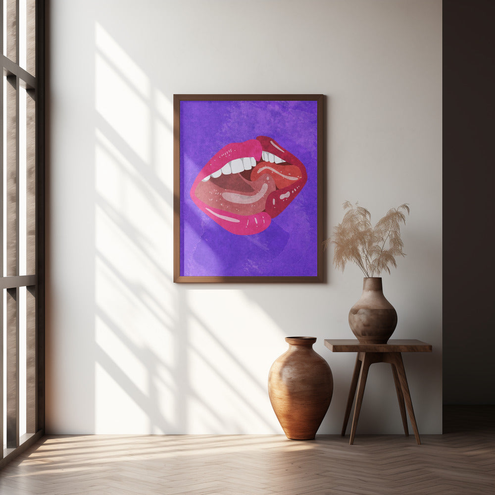 Kissing Poster