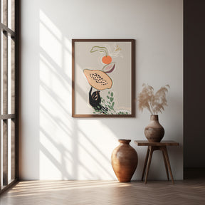 Balancing Fruits Poster