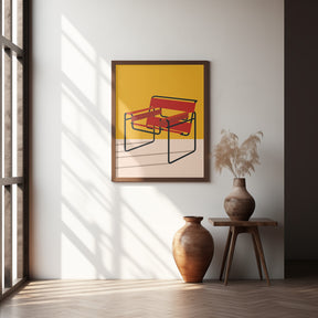 Wassily Chair Marcel Breuer Poster