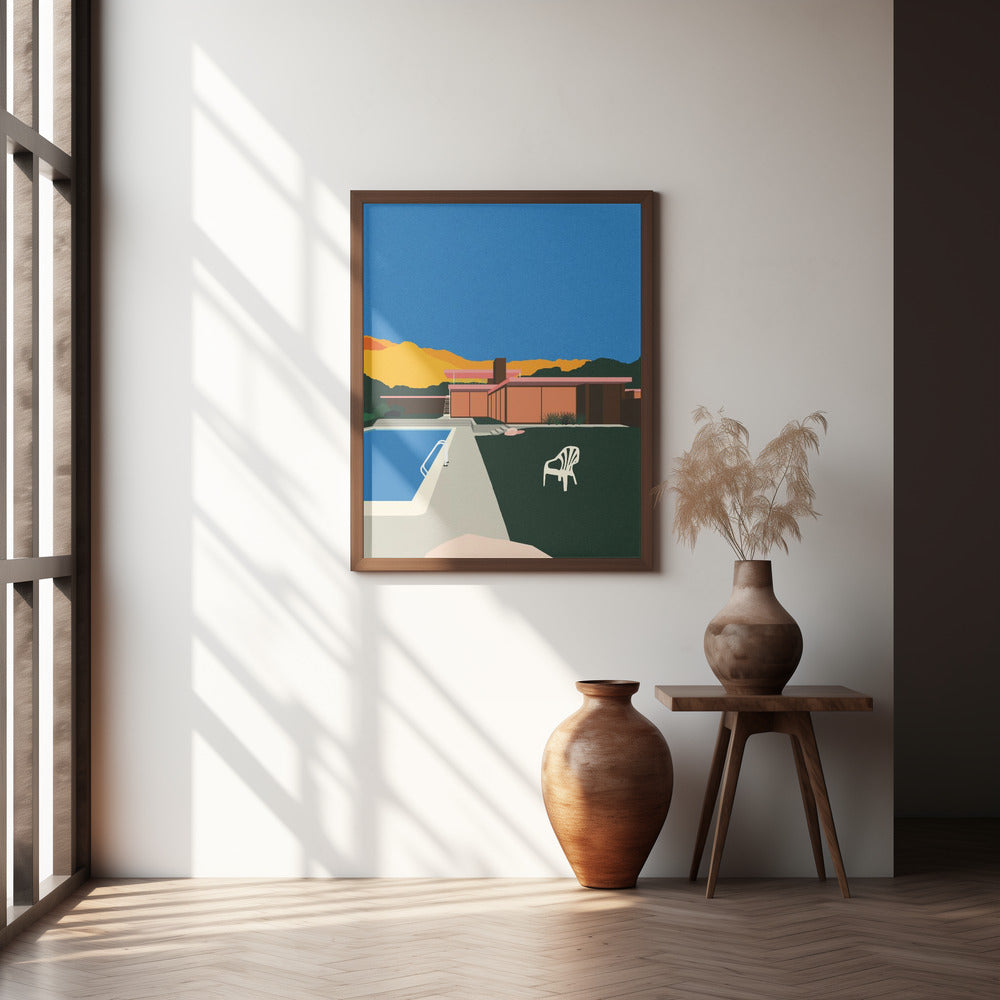 Kaufmann Desert House Poolside Poster