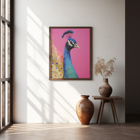 Beautiful Peacock Poster