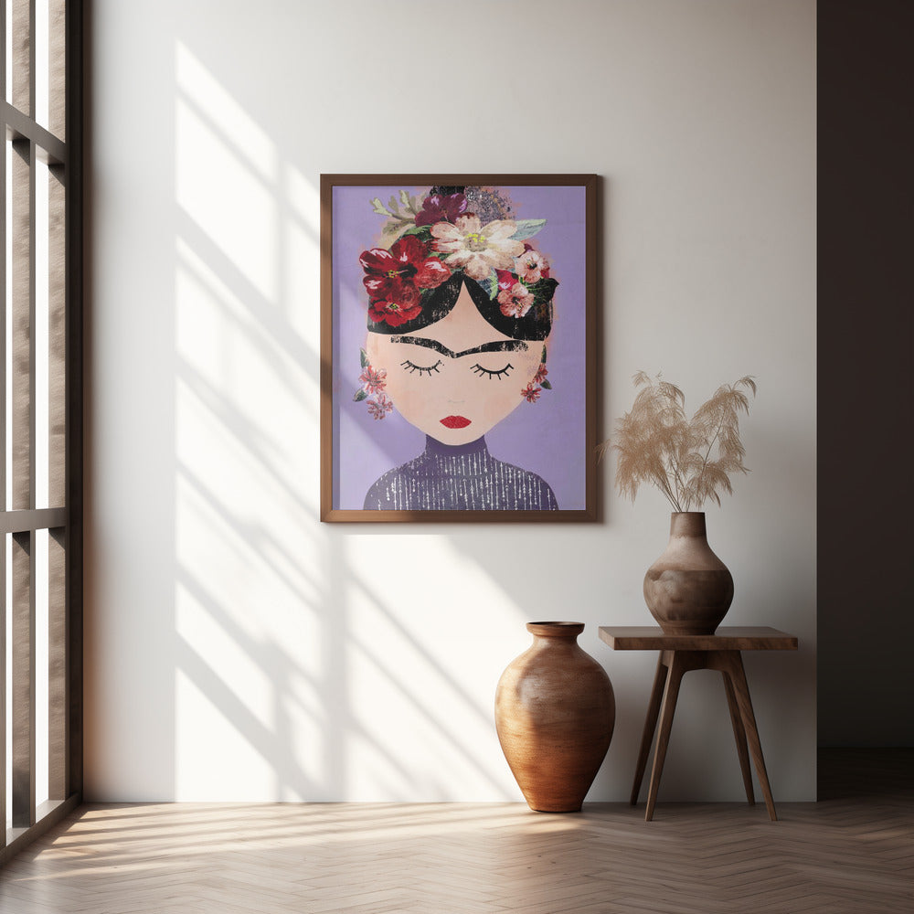 Frida (Purple) Poster