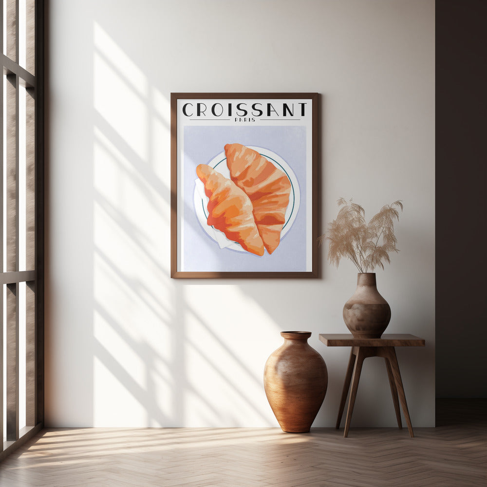 Croissant - Paris Poster