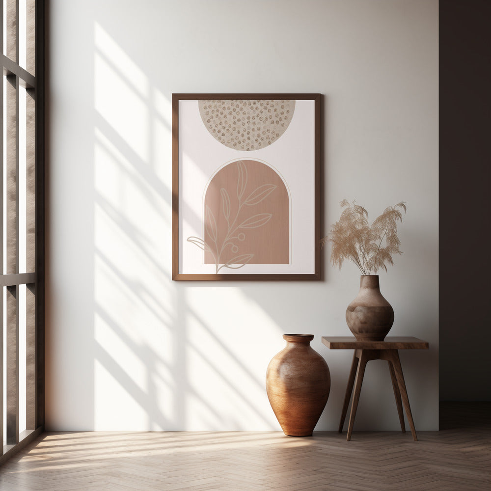 Boho Beige 2 Poster