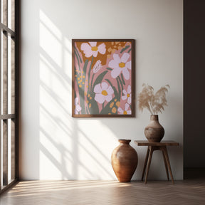 Pastel Flower Impressions No 8 Poster