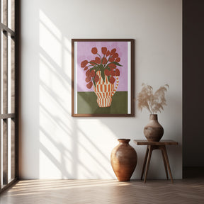 Flower Vase 1ratio 2x3 Print By Bohonewart Poster