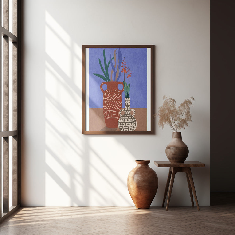 Flower Vase 3ratio 2x3 Print By Bohonewart Poster