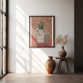 Flower Vase 4ratio 2x3 Print By Bohonewart Poster