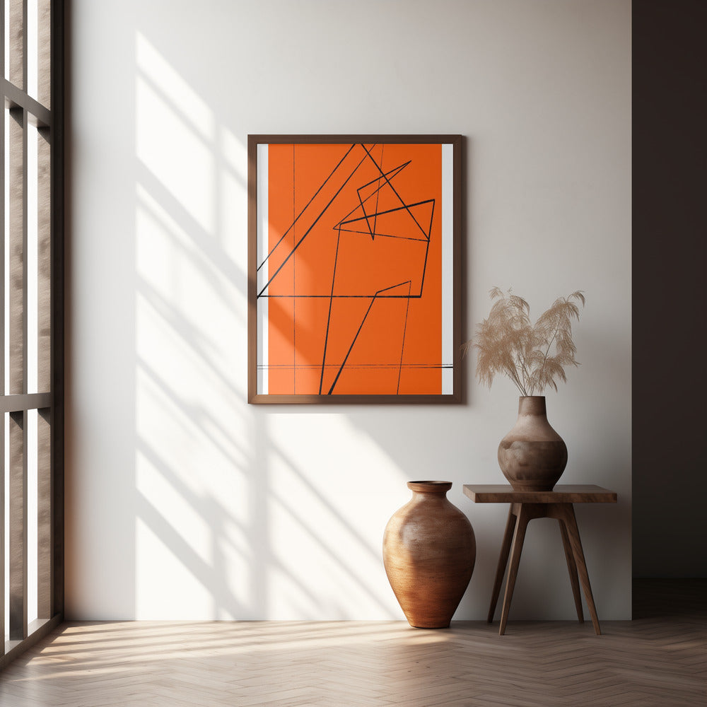 Angular Lines Poster