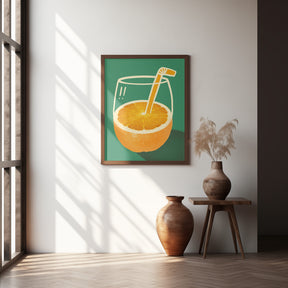 Orange juice Poster