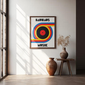 Bauhaus Musik Vinyl Poster