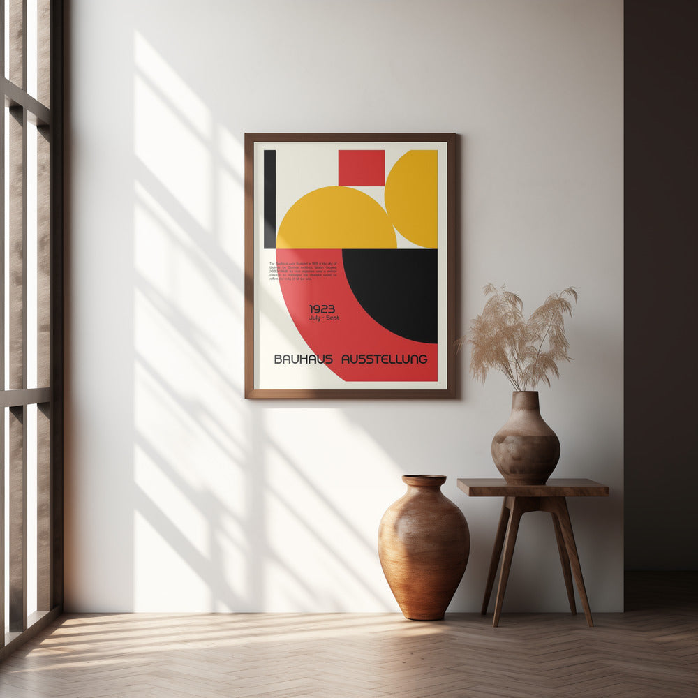 Bauhaus Ausstellung Poster