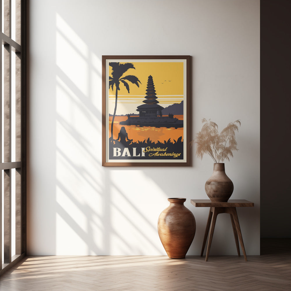 Bali Travel Print Poster