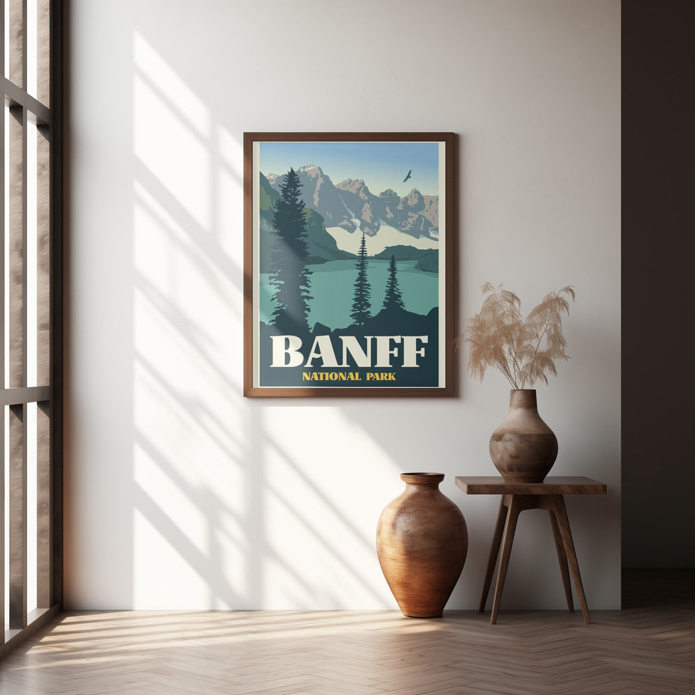 Banff National Park Travel Print Poster