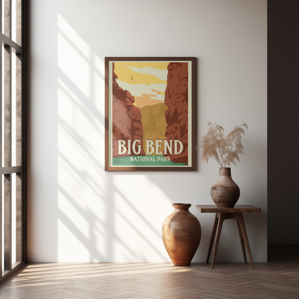 Big Bend National Park Travel Print Poster