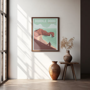 Durdle Door Dorset Travel Print Poster