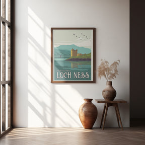 Loch Ness Travel Print Poster