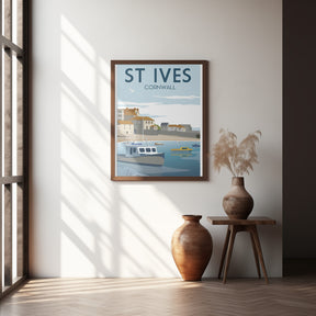 St Ives Travel Print Poster