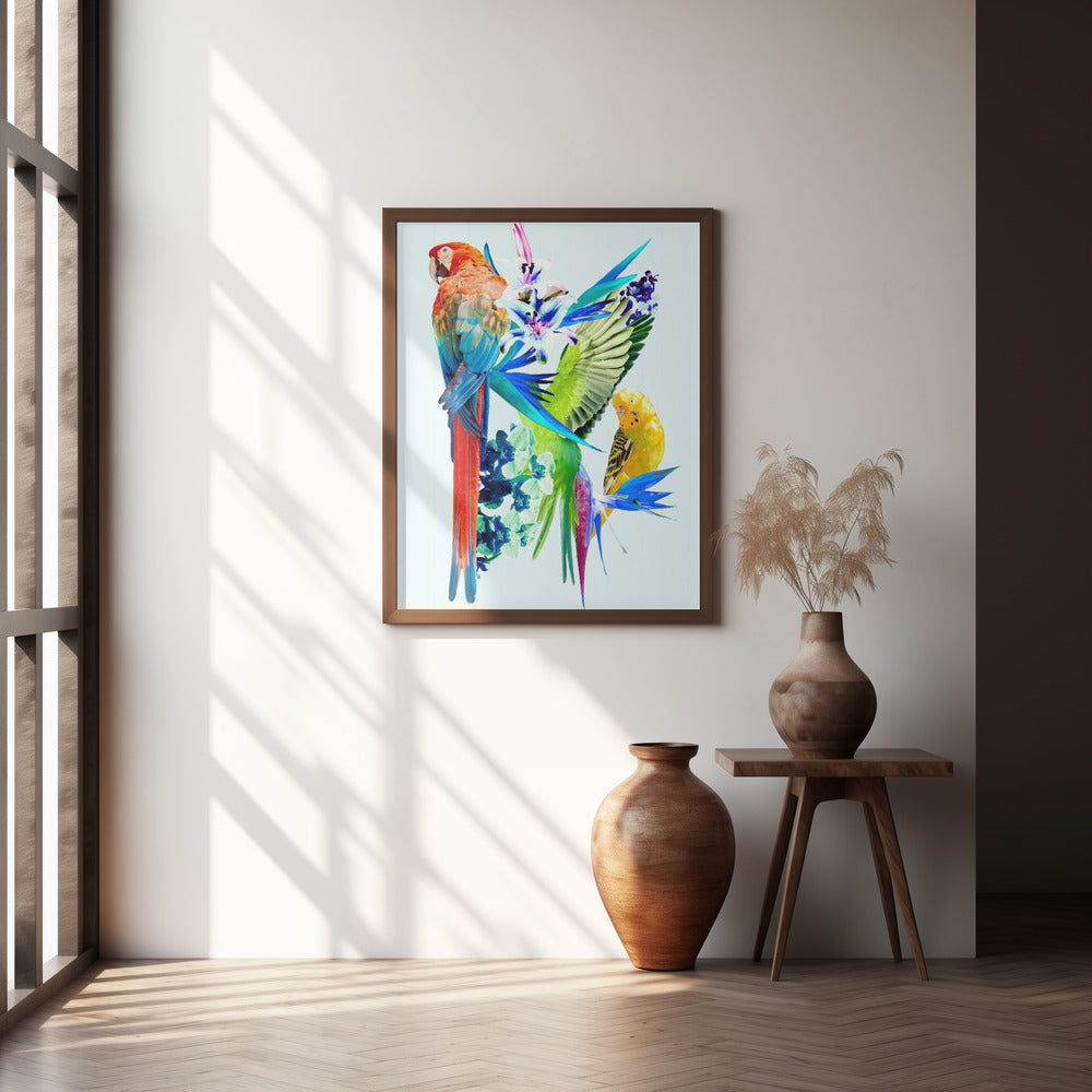 Birds of Paradise I Poster