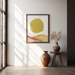 Glitter Sun Poster