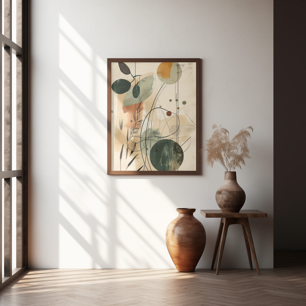 Abstract Beige No 2 Poster