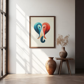 Elephant heart Poster