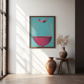 Wine Dive Poster