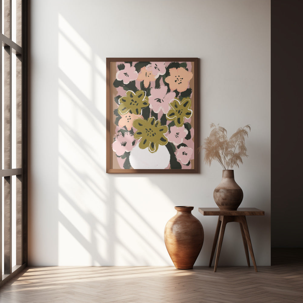 Pastel Flower Impression No 7 Poster