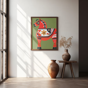 Alternative Dala Horse Poster