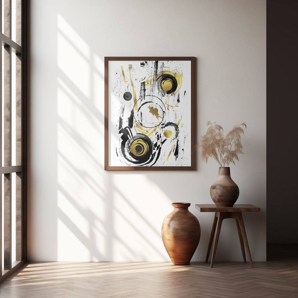 ABSTRACT ART Dynamic Game Poster