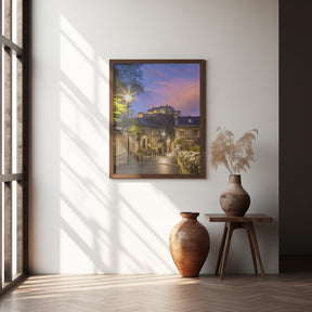 Charming Edinburgh Castle Sunset Poster