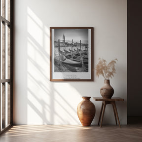 In focus: VENICE Grand Canal and St Mark&#039;s Campanile Poster