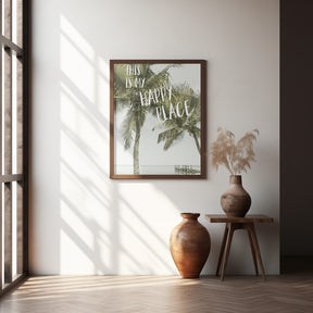 This is my happy place | Oceanview Poster