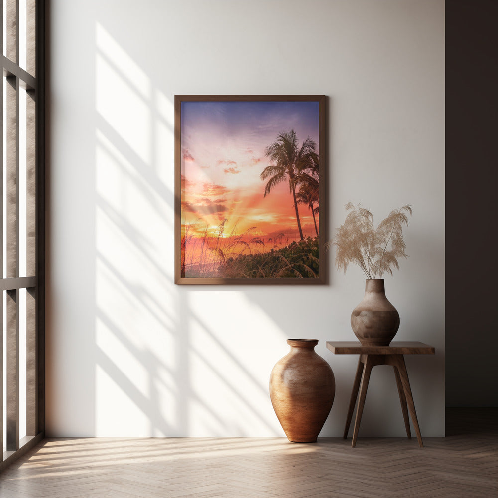 BONITA BEACH Picturesque Sunset Poster