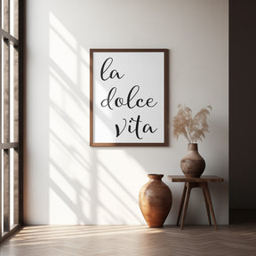 La dolce vita - sweet life Poster