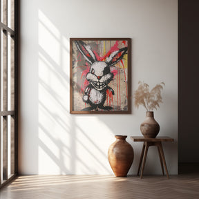 Scary Bunny Poster