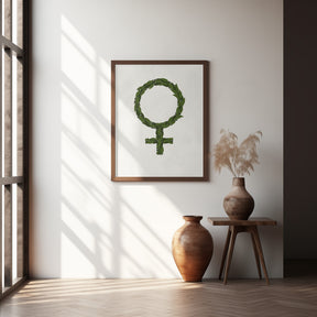 Feminism White Poster