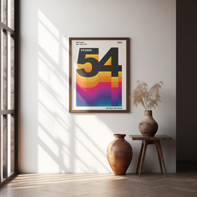 Studio 54 Retro Design Poster