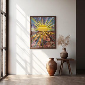 Sunrise In the Desert Poster