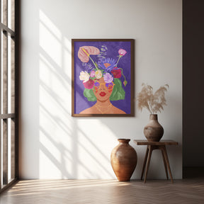 Flower head Poster