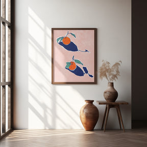 Abstract Oranges Poster