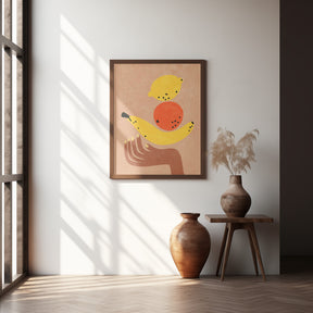 Fruits in my hand Poster