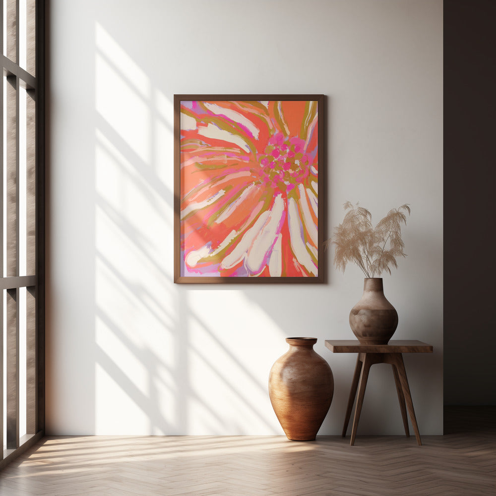 Abstract flower detail Poster