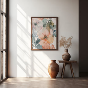 Watercolor Floral No. 3 Poster