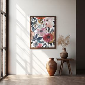 Watercolor Floral No. 5 Poster