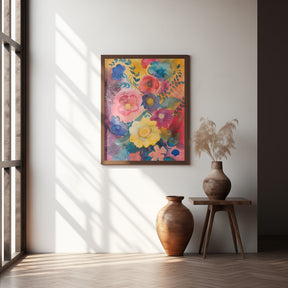 Watercolor Floral No. 6 Poster