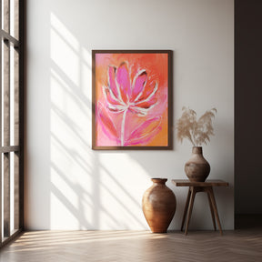 Fire Flower Poster