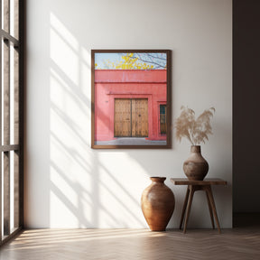 The Wooden Door | Botanical Oaxaca Mexico Poster