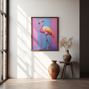 Flamingo Pop Art Poster