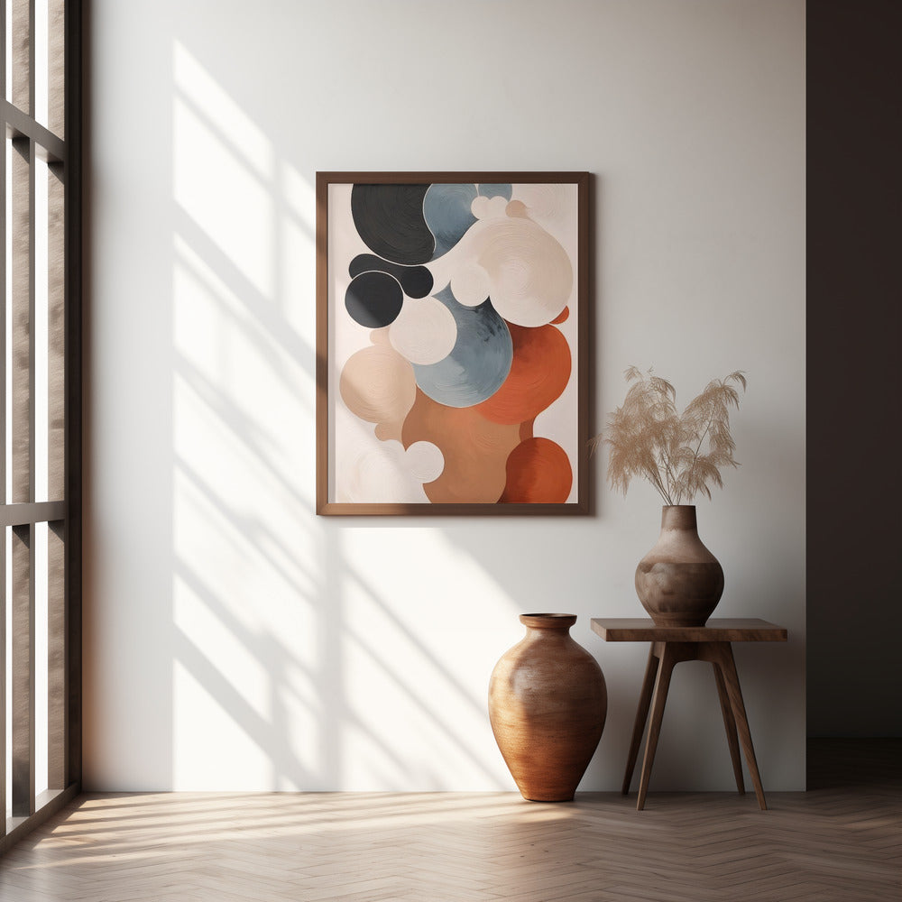 Abstract Clouds No 1 Poster